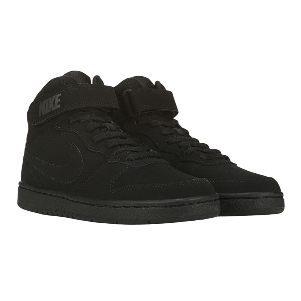 nike air force 1 black court borough high top mid 2 sneakers shoes